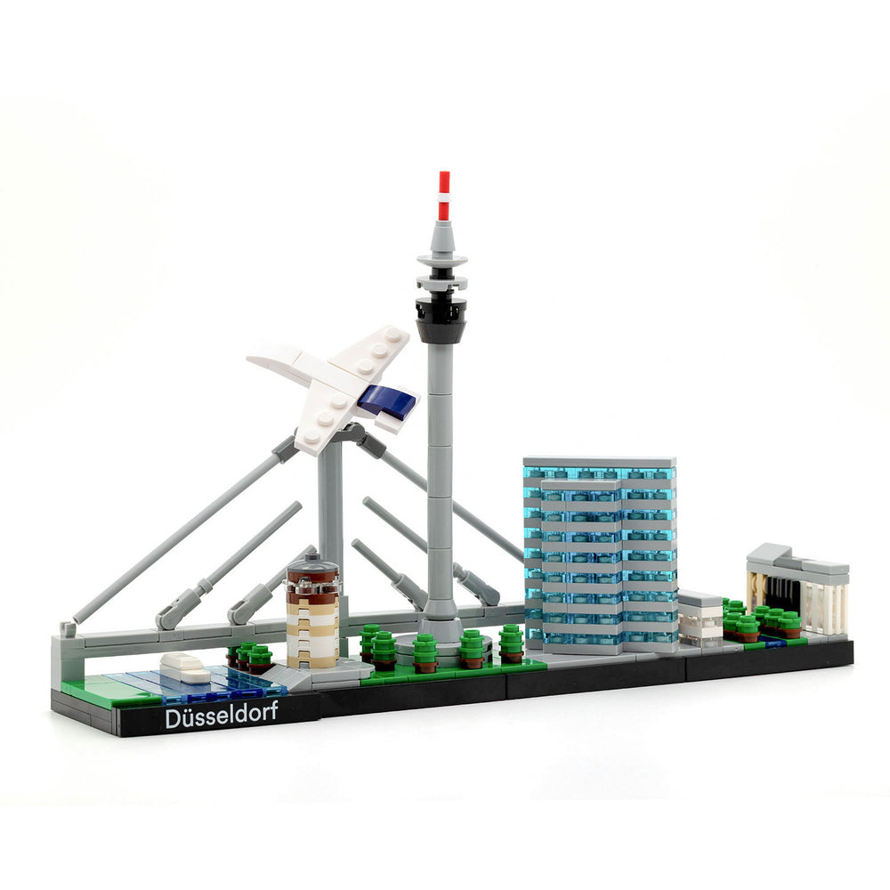 bricksights Düsseldorf-Set aus originalen LEGO® Steinen