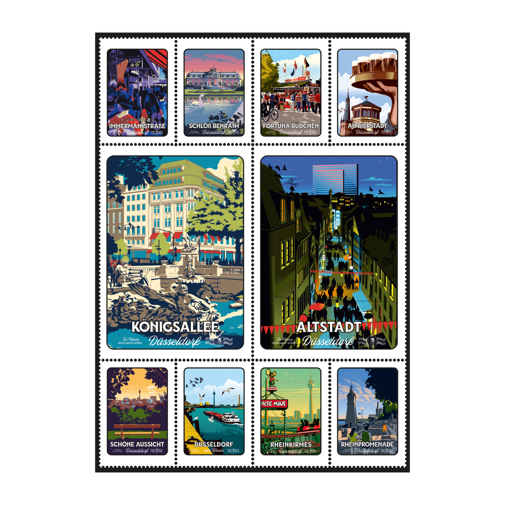 
                  
                    Düsseldorf postcards "Home is also nice", Edition 2
                  
                
