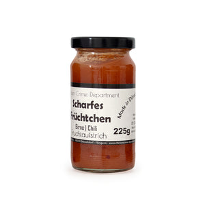 
                  
                    Fruit spread from Düsseldorf - Spicy fruit - Pear | Chili
                  
                
