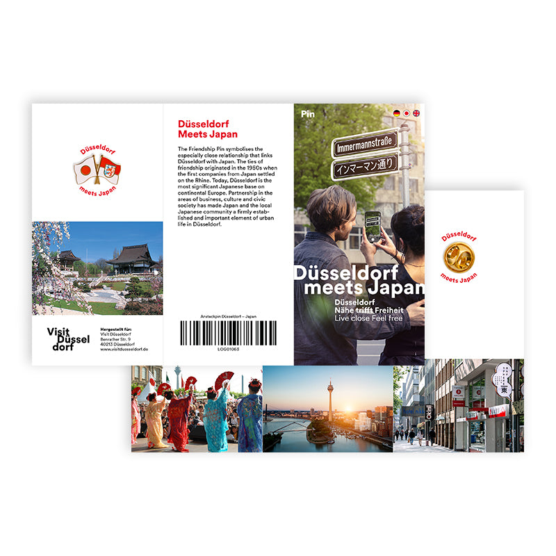 Freundschaftspin "Düsseldorf meets Japan"