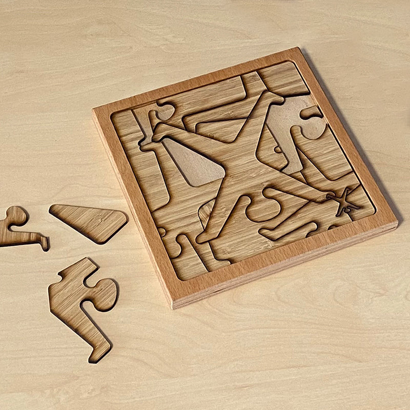 
                  
                    Radschläger Puzzle aus Holz - 22-teilig
                  
                