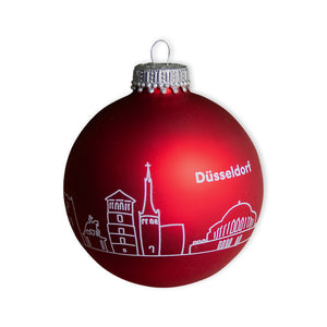 
                  
                    Weihnachtsbaumkugel Düsseldorf Skyline
                  
                